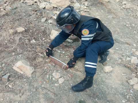 Ordubadda top mərmisi tapıldı