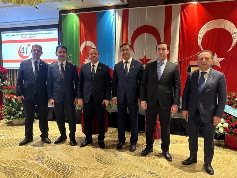 Deputatlar Şimali Kiprin 41-ci ildönümündə - FOTO