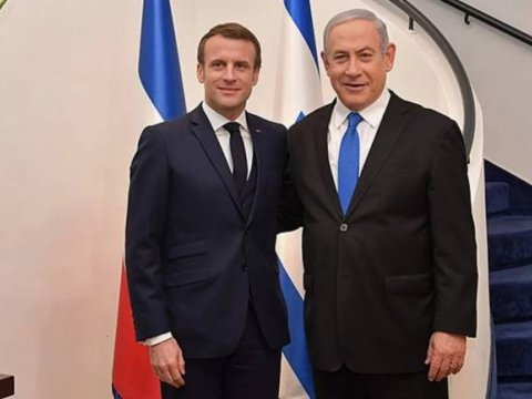 Makron Netanyahu ilə bağlı qərardan bu şərtlə imtina edib