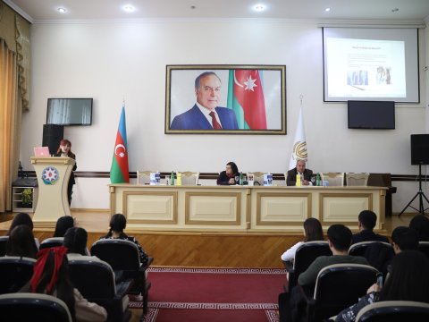 Gəncə Dövlət Universitetində &ldquo;Məişət zorakılığı və İnsan alverinə qarşı mübarizə&rdquo;&nbsp;