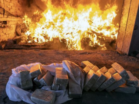 Müsadirə olunmuş narkotiklər YANDIRILDI
