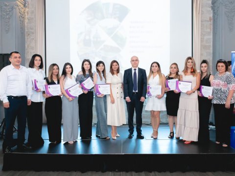 Məcburi köçkünlərin peşə bacarıqları artırılır - FOTOLAR