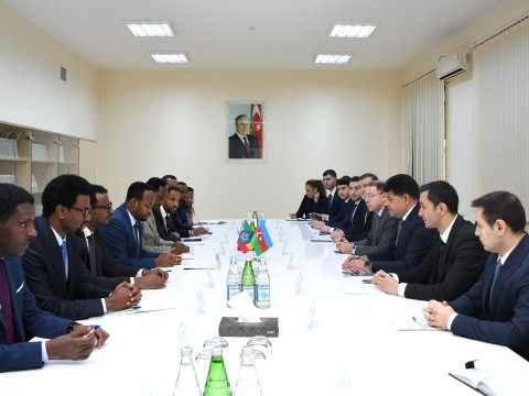 Efiopiya nümayəndə heyəti İZİA-da - FOTO