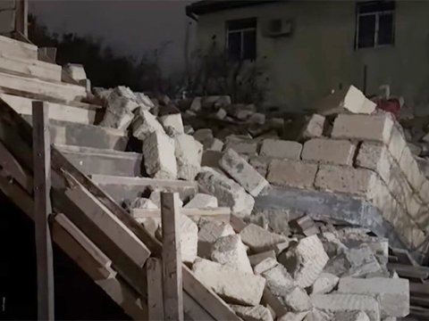 Tikinti zamanı uçan evdən yeni GÖRÜNTÜLƏR