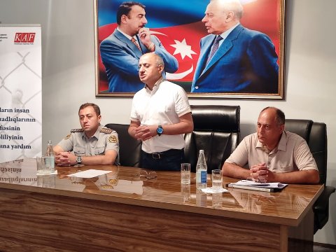 KAF məhkumlara hüquqi yardım layihəsini uğurla icra edib - FOTO