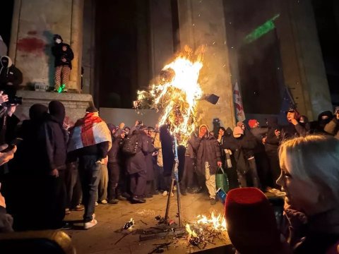 Gürcüstan parlamentindən SON GÖRÜNTÜLƏR