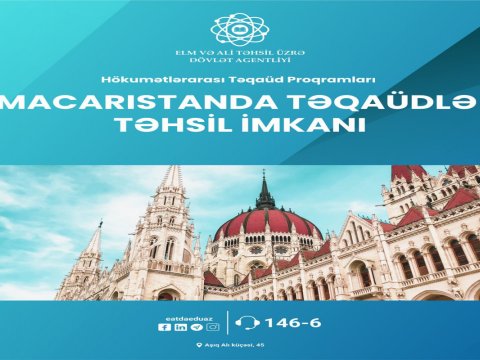 Xaricdə oxumaq istəyənlər üçün yeni İMKAN