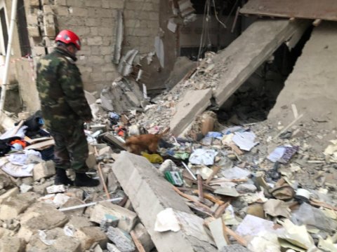 Sumqayıtda axtarış-xilasetmə&nbsp;işləri başa çatdı - YENİLƏNİB