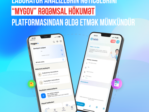 Analizlərin nəticələri &ldquo;mygov&rdquo;dan əldə ediləcək