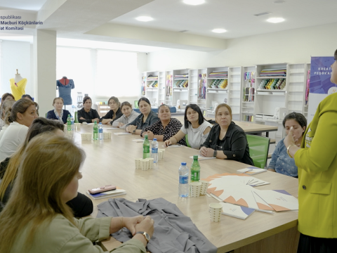 Məcburi köçkünlər üçün peşə təlimləri - VİDEO