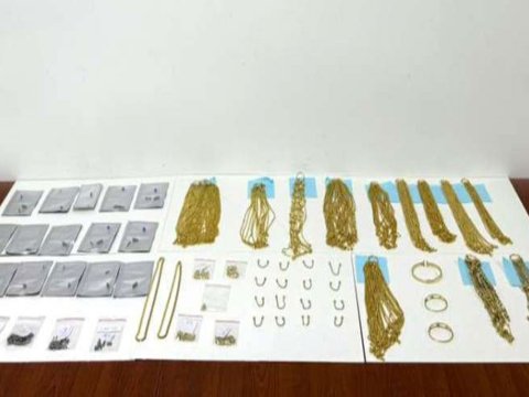 Qızılı gizli yolla ölkəyə gətirilməsinin qarşısı alındı