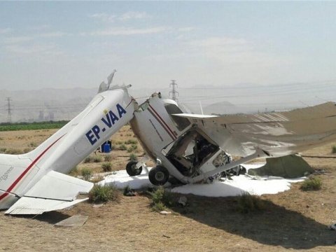 İranda təyyarə qəzaya uğrayıb