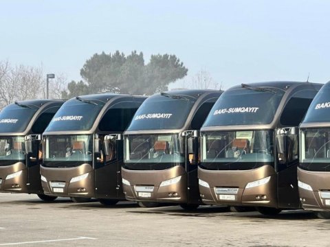 &ldquo;20 Yanvar&rdquo;dan Sumqayıta yeni avtobuslar&nbsp;istifadəyə verilir
