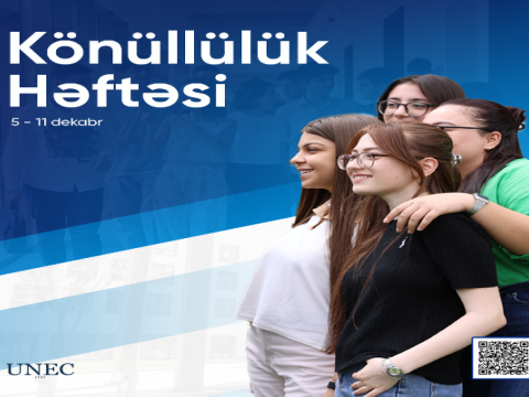 &ldquo;UNEC Könüllülük Həftəsi&rdquo;nə start verilib