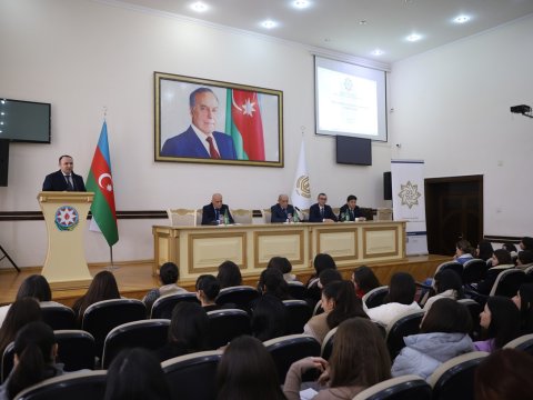 Gəncə Dövlət Universitetində&nbsp;görüş keçirilib - FOTO