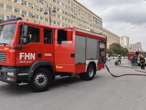 Ötən sutka 22 yanğına çıxış olub - 4 nəfər xilas edilib