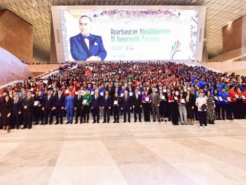 Azərbaycan Könüllülərinin Həmrəylik Forumu keçirilir
