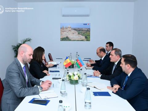 Nazir həmkarı ilə görüşdü