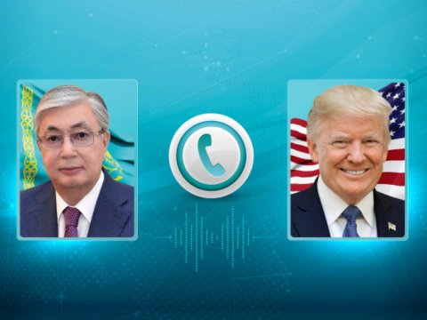 Tokayevlə Tramp danışıqlar apardı