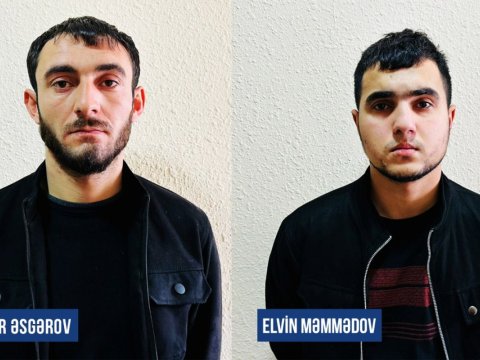 Mağazadan oğurluq edən şəxslər tutuldu