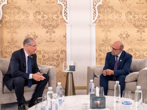 Muxtar Babayev GEF-in baş direktoru ilə görüşüb