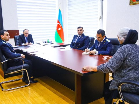 Baş prokuror Sumqayıtda vətəndaşları qəbul etdi&nbsp;- FOTOLAR