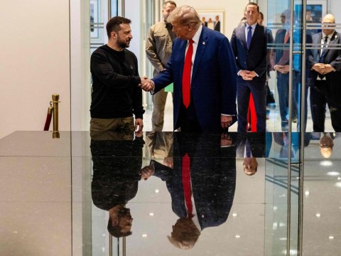 Zelenski Trampla görüşə bilər