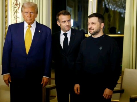 Tramp Zelenski ilə GÖRÜŞDÜ - VİDEO