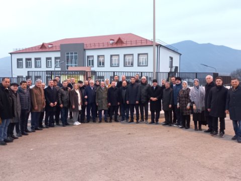 Xarici deputatlar Xocalıda - FOTOLAR