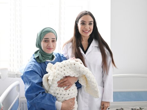 Leyla Əliyeva institutları ziyarət etdi - FOTO