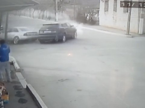 Gəncədəki ağır qəzanın ANBAAN GÖRÜNTÜLƏRİ