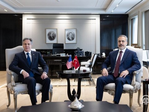 Blinken Ankarada Hakan Fidanla görüşüb