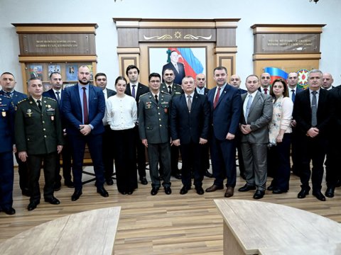 Gürcüstanın hərbçiləri Azərbaycana gəldilər - FOTO