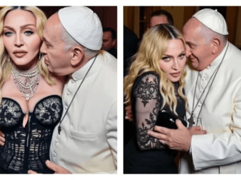 Madonna Roma Papası ilə şok şəkillərini YAYDI