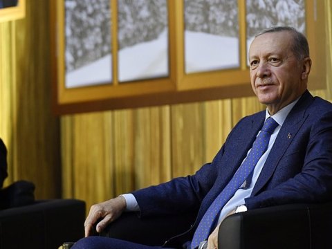 Ərdoğan &ldquo;Sarı Gəlin&rdquo;i oxudu - VİDEO