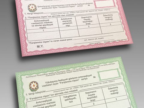 Sərnişindaşıma üçün &ldquo;Fərqlənmə nişanı&rdquo;nın forması təsdiqləndi