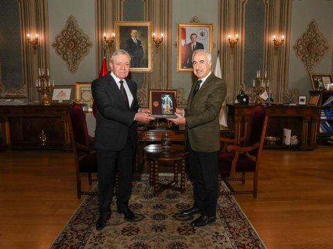 Gəncə Dövlət Universitetinin rektoru İstanbul Universitetində olub