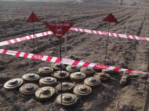 Azad edilmiş ərazilərdə daha 97 mina aşkarlandı