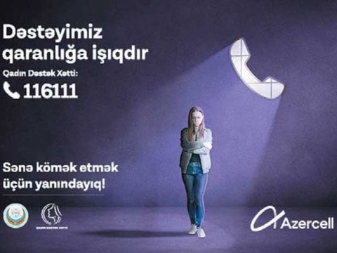 &ldquo;Qadın Dəstək Xətti&rdquo;nə 600 müraciət daxil olub