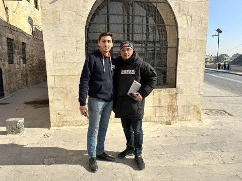 Azərbaycanlı jurnalist Nəsiminin Suriyadakı məqbərəsinə GETDİ - FOTO