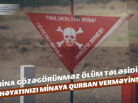 Dövlət Komitəsindən mina təhlükəsi ilə bağlı&nbsp;MƏLUMAT