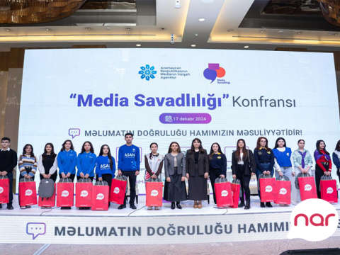 "Nar"ın tərəfdaşlığı ilə &ldquo;Media Savadlılığı&rdquo; Konfransı təşkil edilib