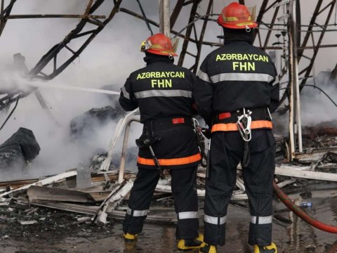 Bakının məşhur restoranında yanğın - Hadisə yerindən GÖRÜNTÜLƏR