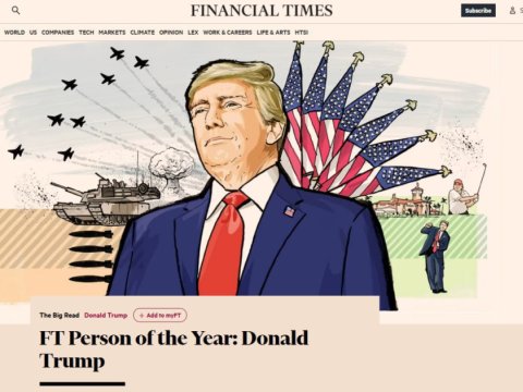 Tramp ikinci dəfə "İlin adamı" SEÇİLDİ