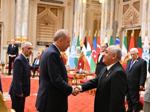 Əli Əsədov Ərdoğan və Pezeşkianla bir arada - FOTO