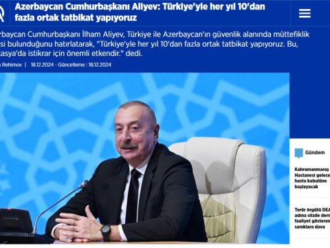 Prezidentin müsahibəsi dünya mətbuatının diqqətində!