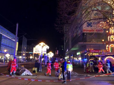 Almaniyada terror: ölü və yaralıların sayı artdı - YENİLƏNİB (VİDEO)