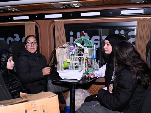 Növbəti köç karvanı doğma Şuşaya yola düşdü -&nbsp;FOTOLAR