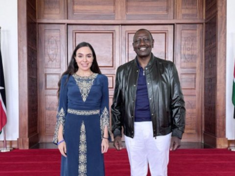 Leyla Əliyeva Keniya Prezidenti ilə&nbsp;görüşdü