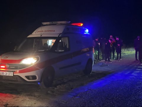 Ağdamda maşın sərxoş piyadanı vurub öldürdü